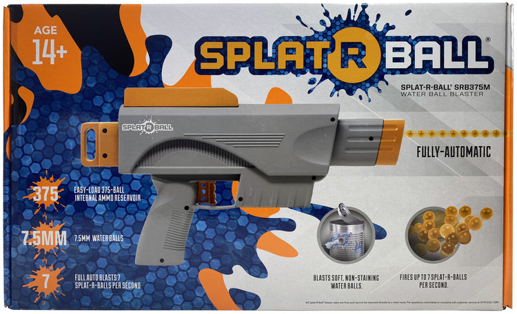 (2 Pack) Full Auto 375 Mini Water Bead Blaster Kit Gray / Orange