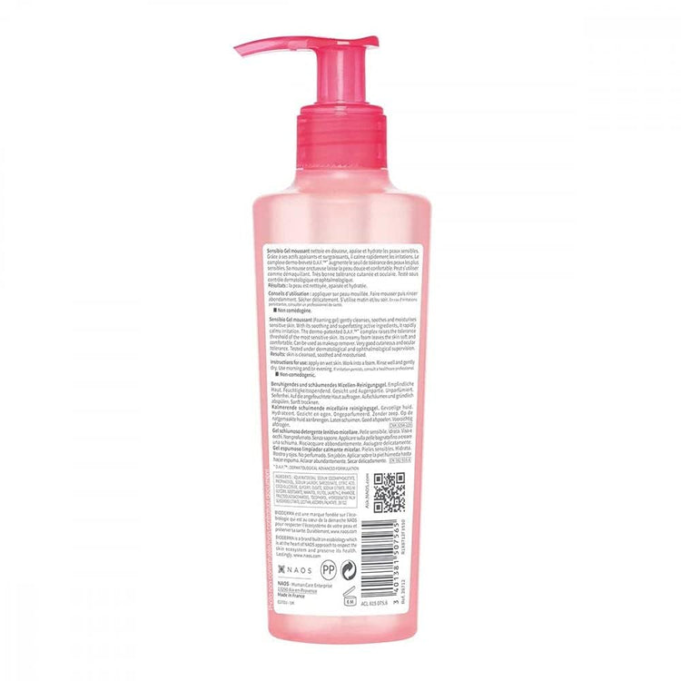 Sensibio Micellar Cleansing and Makeup Removing Foaming Gel for Sensitive Skin