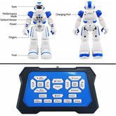 Remote Control Robot Singing Dancing Programmable with Infrared Gesture Age 3 -8 Child Blue