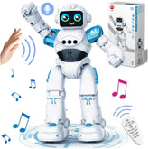 RC Robot Toy for Kids Smart Talking Voice Remote Control Robot Gesture Sensing Emo Robot Toy for Boys Girls Birthday Gift