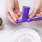 DIY Baking Tool Pearl Applicator with 4 Transfer Heads Fondant Cake Plaid Embossed Mold Cake Decoration Coating Tool