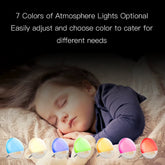 MOES Wifi Wake up Smart Light Alarm Clock with 7 Colors Sunrise Sunset Simulation Tuya APP Control Works with Alexa Google Home