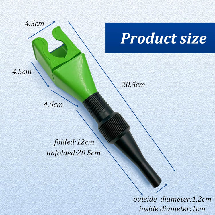 1Pcs Car Refueling Funnel Gasoline Foldable Engine Oil Funnel Tool Plastic Funnel Car Refueling Tool Auto Accessories