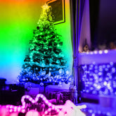 Battery Operated LED Strip Lights 20Ft, Battery Powered LED Strip Lights for Bedroom Color Changing APP Remote, USB Led Lights for TV, Room, Kitchen, Party