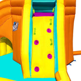 H2OGO! Tidal Tower Slide Kids Backyard Inflatable Water Park W/ Slide and Air Blower