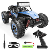 Remote Control Cars for Kids, 1:20 Scale RC Monster Trucks with Lights, All Terrain off Road RC Cars for Kids 3-6 6-12