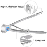 Thick Nail Clippers with Catcher, Full Anti-Splash Nail Clippers for Men & Women, Wide Jaw Opening Toenail Clippers for Seniors, Adult Fingernail Cutter & Toe Nail Clipper Catch All Nail Clippings