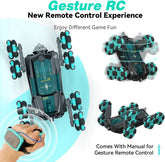 Gesture Sensing Stunt Rc Cars, 2.4Ghz Rechargeable Racing Drift Hand Remote Control Clamber Car, Toy for Xmas Birthday Gifts Ideas