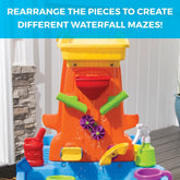 Car Wash Splash Center Blue Plastic Water Table for Toddlers