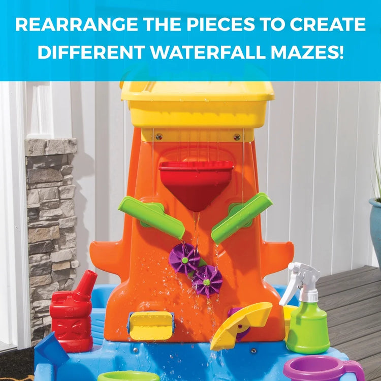 Car Wash Splash Center Blue Plastic Water Table for Toddlers