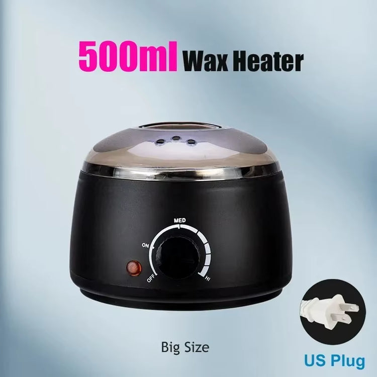 500Ml Hair Removal Wax Melting Machine Wax-Melt Epilator Quick Heater Wax Melting Pot Hair Removal Wax Beans Waxing Machine