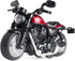 Mini Toy Motorcycle - Pull Back Toy Cars with Sound and Light Toy,Toy Motorcycles for Toddlers,Motorcycle Toys for Boys Age 3-9 (Red)