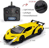 Remote Control RC CAR Racing Cars Compatible with Lamborghini Veneno Officially Licensed 1:24 Toy RC Cars Model Vehicle for Boys 6,7,8 Years Old,Yellow