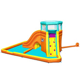 H2OGO! Tidal Tower Slide Kids Backyard Inflatable Water Park W/ Slide and Air Blower
