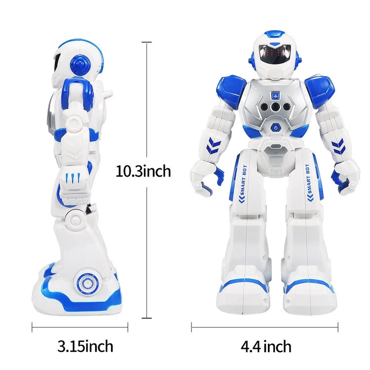 Remote Control Robot Singing Dancing Programmable with Infrared Gesture Age 3 -8 Child Blue