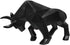 Polyresin Bull Figurine Home Decor, Abstract Sculptures, Originality Home Decoration Furnishing Animal Ornament, Geometric Surface Statues Home Decor Ornament