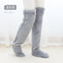 Hot Fluffy Thigh High Socks for Pregnant Women Elderly Legs Snuggle Long Paws Fuzzy Leggings over Knee Slippers Hairy Stockings