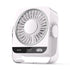 KIMMOO Desk Fan for Bedroom, 199 Speeds Turbo Airflow, Portable Fan with Ice Cooling, Digital Display Quiet Table Fan, 270° Rotating Small Rechargeable Battery Desktop Fans for Home Office
