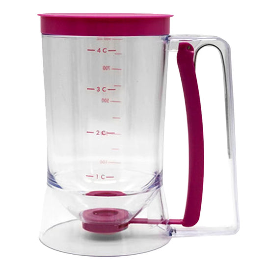 Batter Dispenser Hand-Held Graduated Funnel Pastry Dough Dispensador Tools for Pancake Cupcakes Waffles Batter Kitchen Supplies