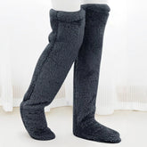 Hot Fluffy Thigh High Socks for Pregnant Women Elderly Legs Snuggle Long Paws Fuzzy Leggings over Knee Slippers Hairy Stockings