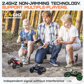 Remote Control Cars for Kids, 1:20 Scale RC Monster Trucks with Lights, All Terrain off Road RC Cars for Kids 3-6 6-12
