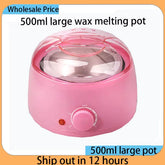 500Ml Hair Removal Wax Melting Machine Wax-Melt Epilator Quick Heater Wax Melting Pot Hair Removal Wax Beans Waxing Machine