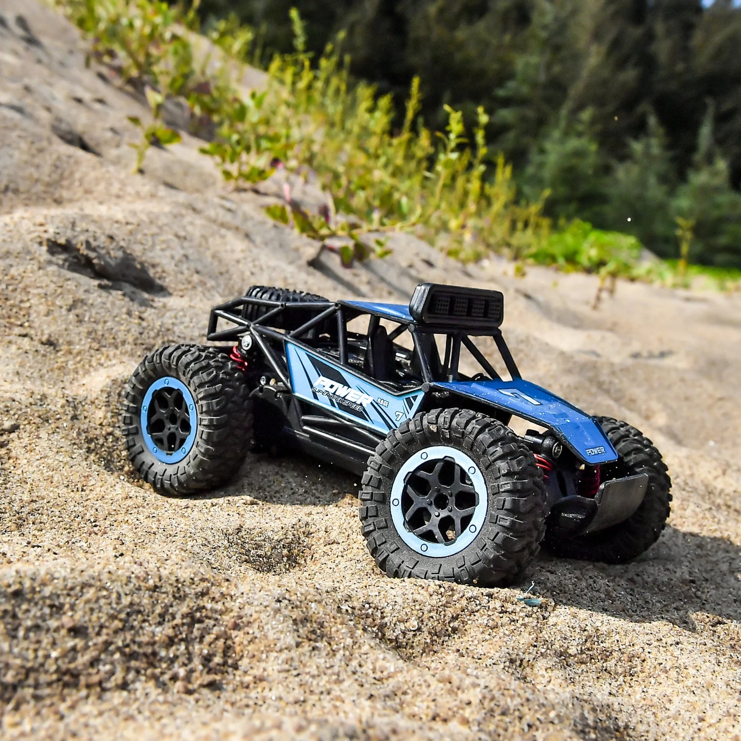 Remote Control Cars for Kids, 1:20 Scale RC Monster Trucks with Lights, All Terrain off Road RC Cars for Kids 3-6 6-12